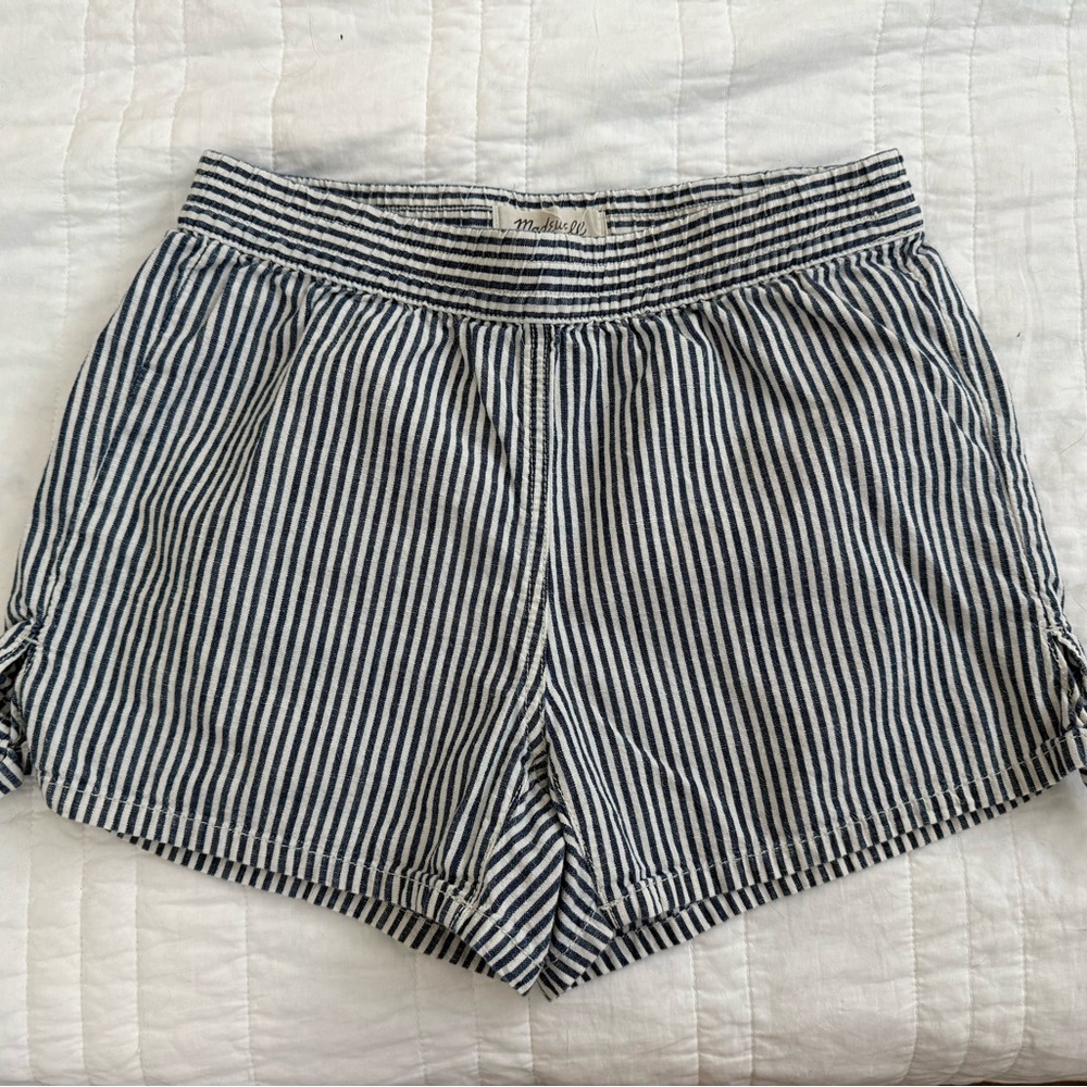 Madewell side tie shorts